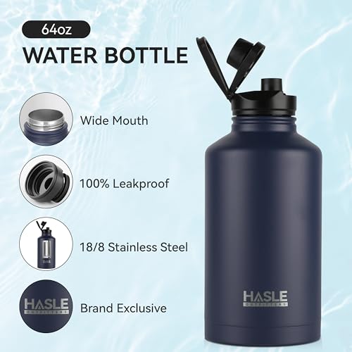 Half Gallon Insulated Water Bottles 64 oz