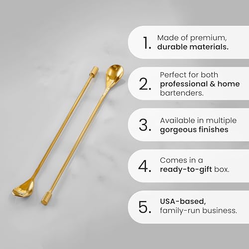 Bar Mixing Spoon Set