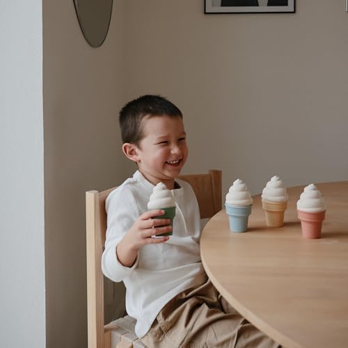 Silicone Mix and Match Ice Cream Toy 4 Pack (4 Count)