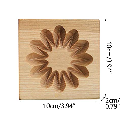 Wooden Cookie Biscuit Mold