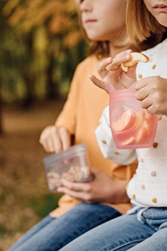 Reusable 100% Silicone Baby + Kid Snack Containers