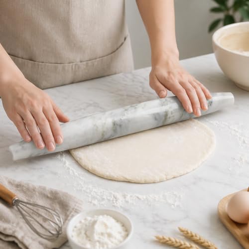 Natural Marble Rolling Pin for Baking