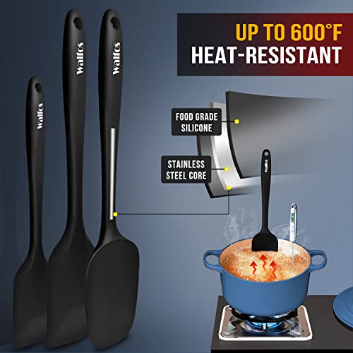 600°F High Heat Resistant Silicone Spatula Set of 5 (5 Count)