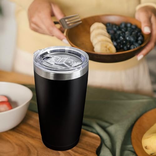 16 Pack Stainless Steel Tumbler Bulk Insulated Vacuum Travel Mug Powder Coated Coffee Mug Gift for Laser Engrave (16 Count)
