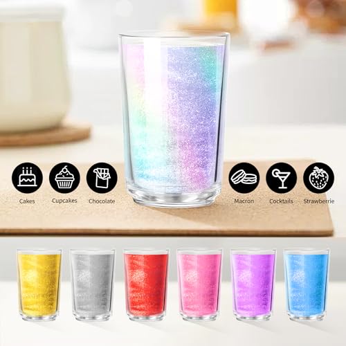 Black Edible Glitter Spray
