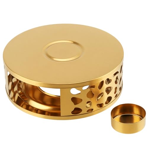 2 PCS Metal Teapot Warmer Base