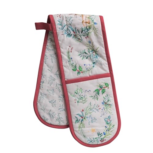 Double Oven Mitts 100% Cotton Double Oven Glove