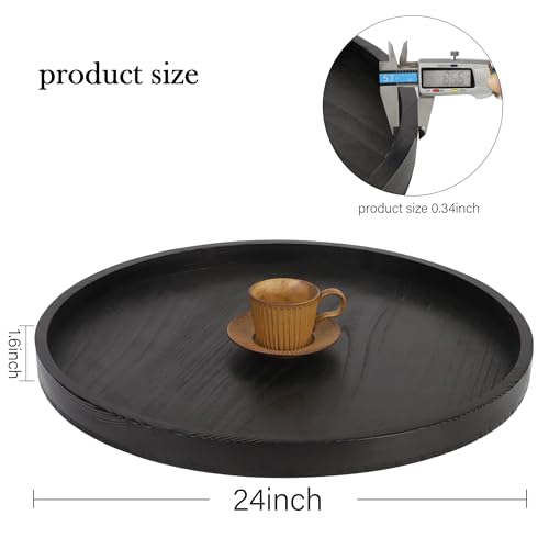 Round Ottoman Table Tray Round