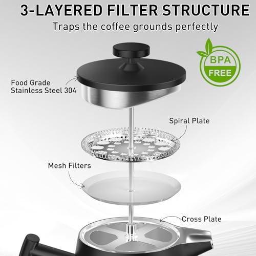 50oz French Press Coffee Maker
