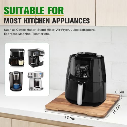 Appliance Slider 360° Rolling Tray for Countertop Coffee Maker Mat