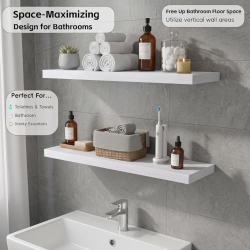 Floating Wall Shelves (2 Count)