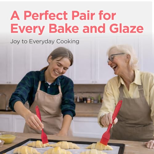 WaltzGrip Platinum Silicone Basting Pastry Brush (2 Count)