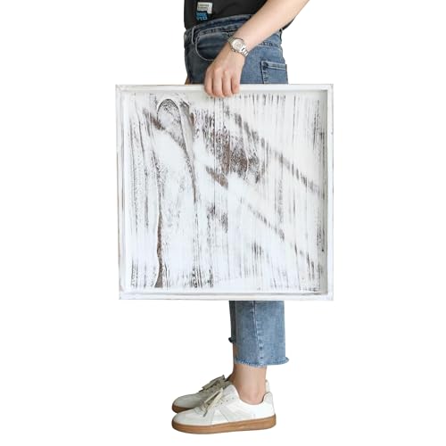 Extra Large Square Ottoman Table Tray 20"