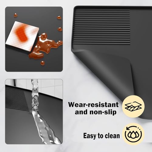 Silicone Coffee Mat with a removable Tamping Mat for Ninja Luxe Cafe Accessories