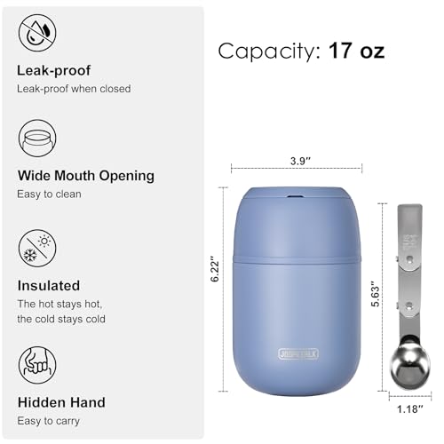 17 oz Insulated Lunch Containers Hot Food Jar