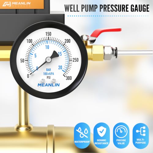 0~300Psi Well Pump Pressure Gauge