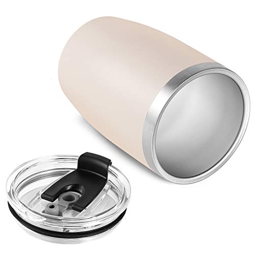 Stainless Steel 12 oz Tumblers bulk Vacuum Insulated Double Wall Travel Tumbler with Lid and Straw Reusable Tumbler (12 Count)