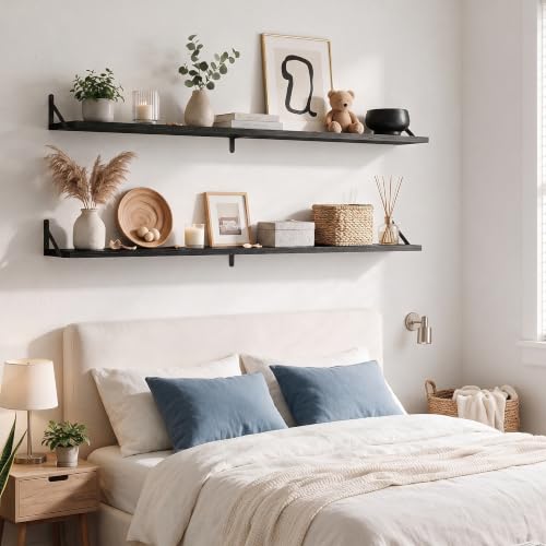 Wall Mounted Floating Shelves Set of 2 (2 Count)
