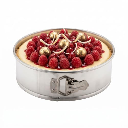 10 in Silver Aluminum Springform Cake Pan