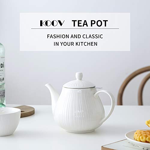Ceramic Teapot with Infuser