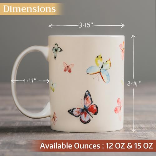 Coffee Mug with Handles Tea Cups (2 Count)