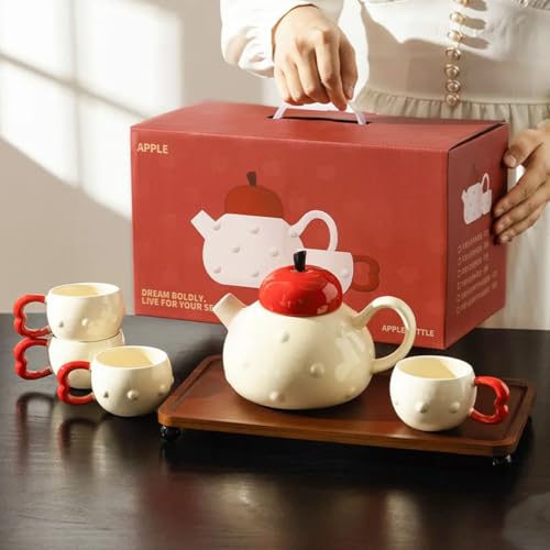Apple themed Modern Tea Set