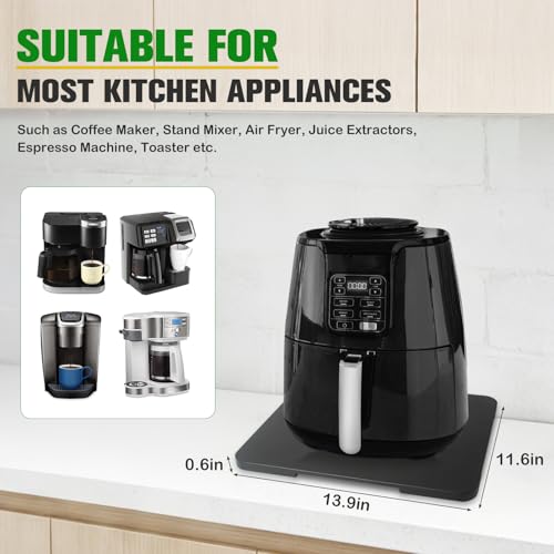 Appliance Slider 360° Rolling Tray for Countertop Coffee Maker Mat