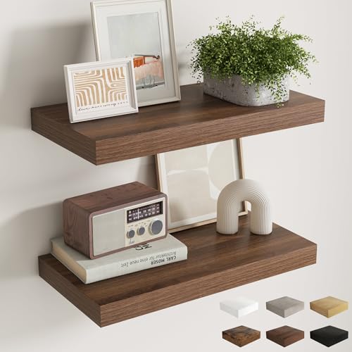 12 Inch Deep Floating Shelves for Wall (2 Count)