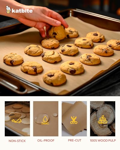200Pcs 9x13 inch Heavy Duty Unbleached Parchment Paper