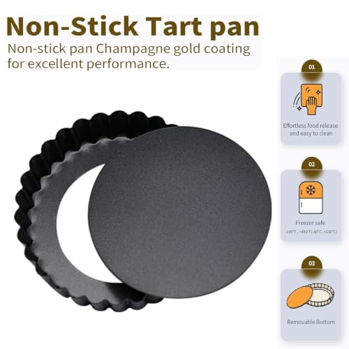 Mini Tart Pan 6PCS (6 Count)