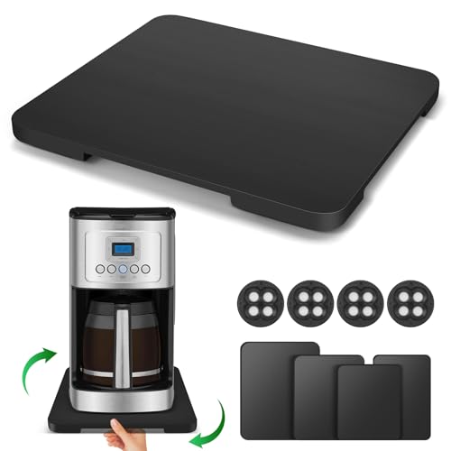 Appliance Slider 360° Rolling Tray for Countertop Coffee Maker Mat