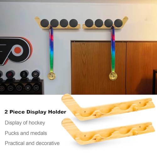 2 Pack Hockey Puck Display Cases (2 Count)