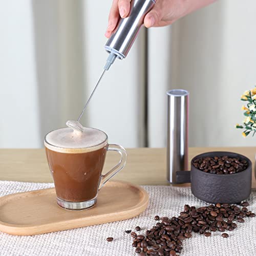 Milk Frother Handheld Battery Operated Frother for Coffee
