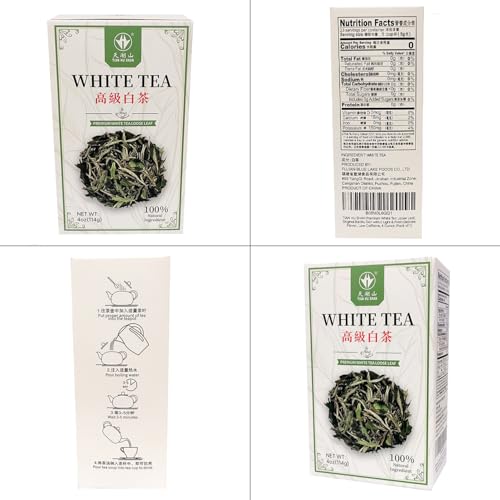 Premium White Tea Loose Leaf (4 Ounce)