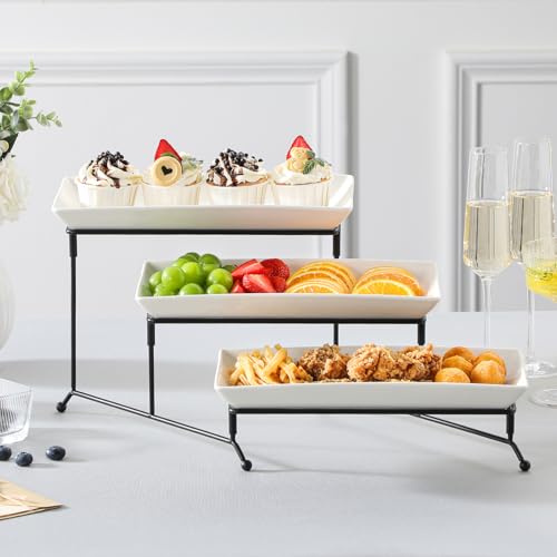 3 Tier Serving Trays (4 Count)