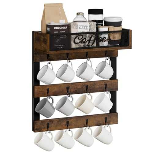 Coffee Cup Holder Wall Mounted