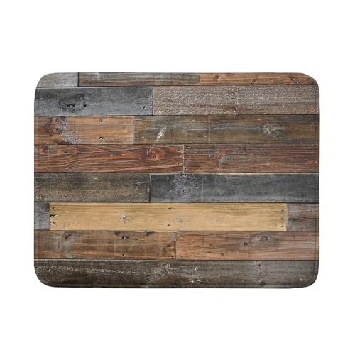 Wood Grain Dish Drying Mat for Kitchen Countertop