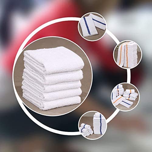 New Cotton Blend White Restaurant Bar Mops Kitchen Towels (36 Count)