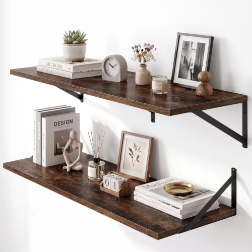 Wall Mounted Floating Shelves Set of 2 (2 Count)