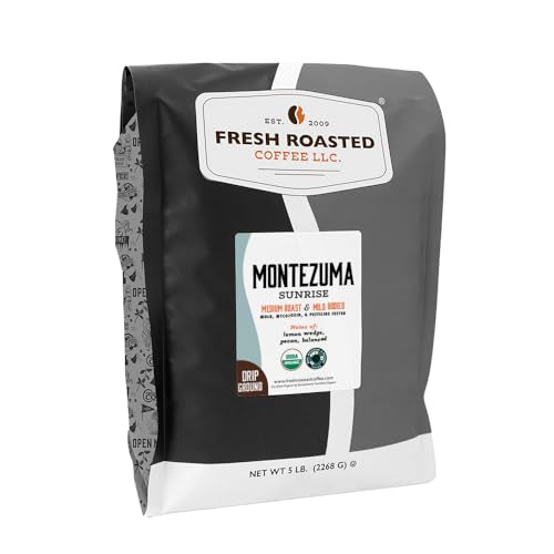 Organic Montezuma Sunrise Drip Ground Coffee (80 Ounce)