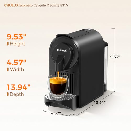 Bafè Pro Single Serve Espresso Machine for Nes Original Pods
