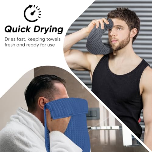 Waffle Weave Microfiber Towel (10 Count)
