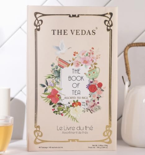 Book Of Tea Assorted Tea Bags Gift Box (48 Count)