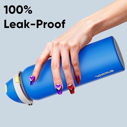 Insulated Water Bottle with Straw