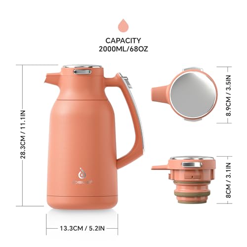 Thermal Coffee Carafe 68oz