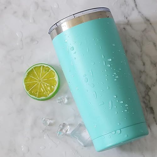 16 Pack 20oz Tumbler Vacuum Insulated Travel Mug with Lids