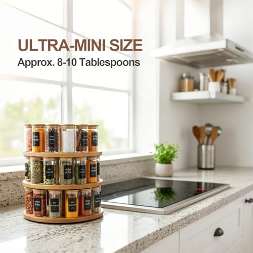 Glass Spice Jars 4oz 16 Pack (16 Count)