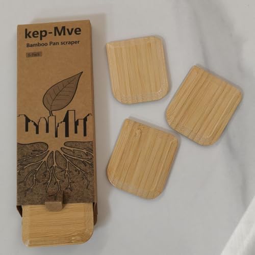 Bamboo Pan & Pot Scraper Tool (6 Count)