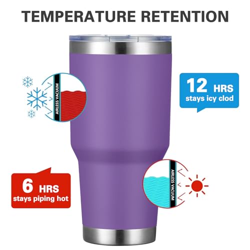 30oz Insulated Tumbler With Lids and Straws (4 Count)
