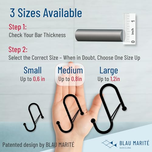 10 Pack Metal S Hooks for Hanging (10 Count)